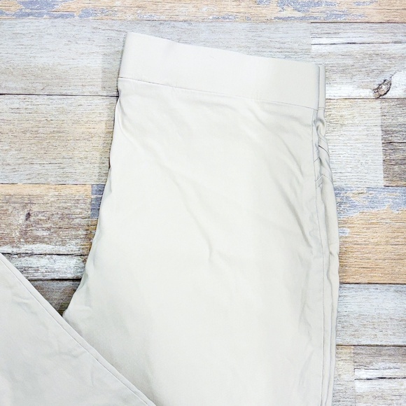 MELANIE LYNE – Beige pull-on dress pants | Classic stretch fit | Size 12 * - Picture 2 of 7